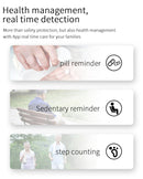 REACHFAR RF-V45-A Mini GPS Smart Tracker Pendant, Support SOS / Camera / Health Management / 4G LTE(Wine Red)