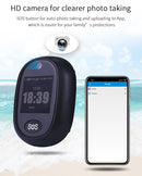 REACHFAR RF-V45-B Mini GPS Smart Tracker Pendant, Support SOS / Camera / Health Management / 4G LTE(Black)