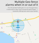 REACHFAR RF-V45-B Mini GPS Smart Tracker Pendant, Support SOS / Camera / Health Management / 4G LTE(Black)