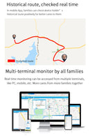REACHFAR RF-V45-B Mini GPS Smart Tracker Pendant, Support SOS / Camera / Health Management / 4G LTE(Black)