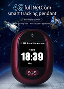 REACHFAR RF-V45-B Mini GPS Smart Tracker Pendant, Support SOS / Camera / Health Management / 4G LTE(Wine Red)
