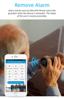 REACHFAR RF-V46-A GPS Smart Tracker WatchBand, Support SOS / Camera / Health Management / 4G LTE / Blood Pressure / Heart Rate(Black)