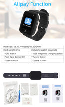 REACHFAR RF-V46-A GPS Smart Tracker WatchBand, Support SOS / Camera / Health Management / 4G LTE / Blood Pressure / Heart Rate(Black)