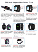 REACHFAR RF-V46-A GPS Smart Tracker WatchBand, Support SOS / Camera / Health Management / 4G LTE / Blood Pressure / Heart Rate(Black)