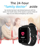 REACHFAR RF-V46-B GPS Smart Tracker WatchBand, Support SOS / Camera / Health Management / 4G LTE / Blood Pressure / Heart Rate (Black)