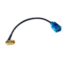 20cm SMA Female Elbow to Fakra Z Female Connector Adapter RG174 Cable
