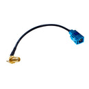 20cm SMA Male Elbow to Fakra Z Female Connector Adapter RG174 Cable