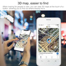 Men Genuine Leather Cowhide Belt GPS Tracker Device Smart Portable Real-Time Multi-functional Locator