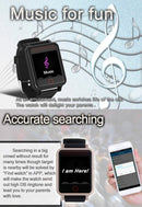 REACHFAR V36 GSM GPS Tracking Communicator Tracker Watch, GPS + WiFi, 5-Mode Real Time Tracking, SOS, Remote Reboot, 2-Way Audio Calls, Sports, Sedentary Reminder, Heart Rate and Blood Pressure Monitoring(Black)