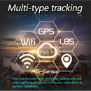 REACHFAR V36 GSM GPS Tracking Communicator Tracker Watch, GPS + WiFi, 5-Mode Real Time Tracking, SOS, Remote Reboot, 2-Way Audio Calls, Sports, Sedentary Reminder, Heart Rate and Blood Pressure Monitoring(Black)