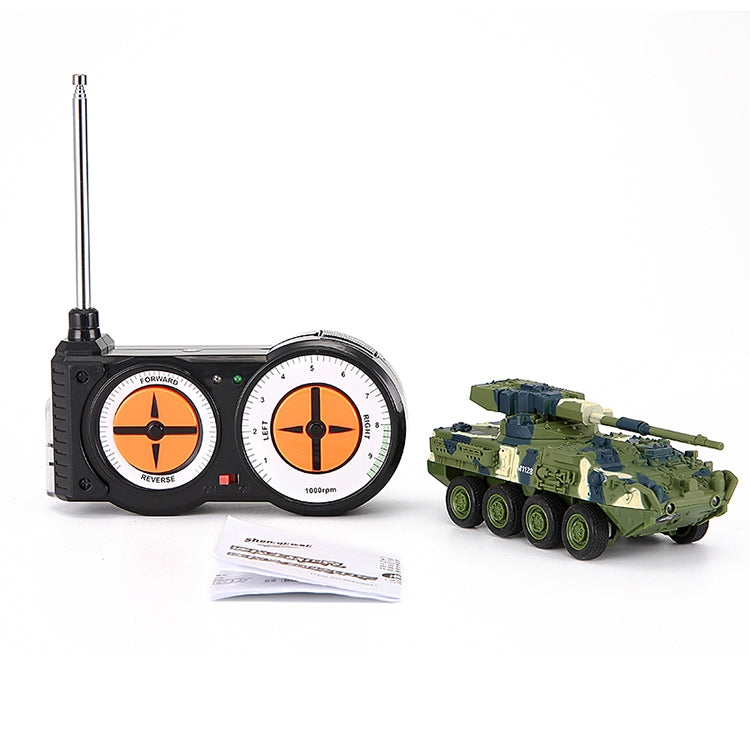 Creative 8021 Artillery Vehicle Remote-controlled Tank Military Model Toy Car(Green)