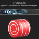 Dynamic Desktop Toy Stress Reducer Anti-Anxiety Aluminum Alloy Spinning Toy(Red)