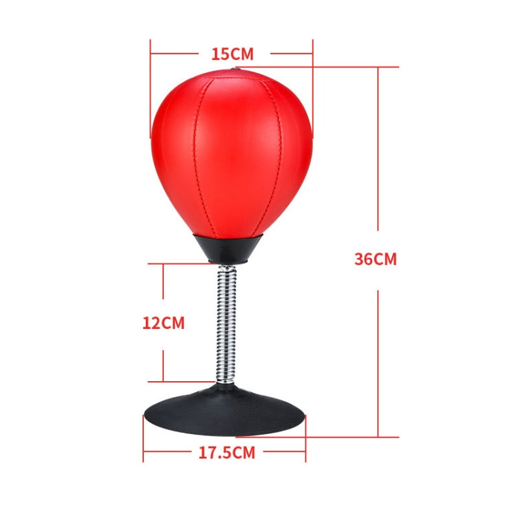 Desktop Punching Ball Stress Relief Buster Speed Fitness Vertical Boxing Ball with Suction Holder