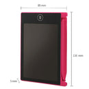 CHUYI 4.4 inch LCD Writing Tablet Portable Electronic Writing Drawing Board Doodle Pads with Stylus for Home School Office(Pink)