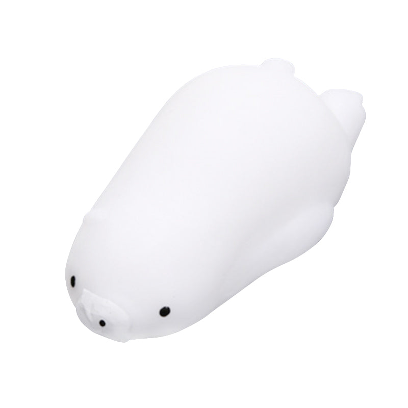1 x Cute little animals small group of kneading music vent decompres white New