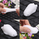 1 x Cute little animals small group of kneading music vent decompres white New