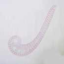 1x Comma Shaped Curve Ruler For Dressmaking Tailor Support Tools Durable