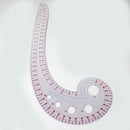 1x Comma Shaped Curve Ruler For Dressmaking Tailor Support Tools Durable