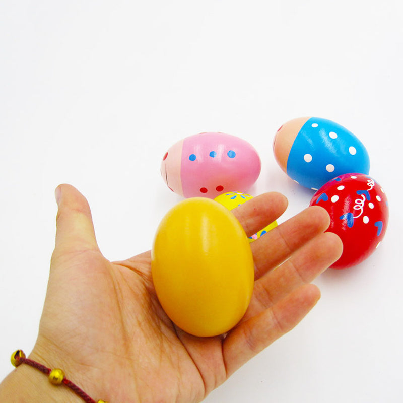 1* Sand Eggs Percussion Instruments Wooden Percussion Musical For Children Nice