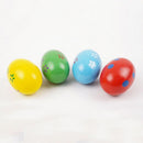 1 Pcs Children Wooden Easter Sand Eggs Instruments Percussion Musical Egg Toys