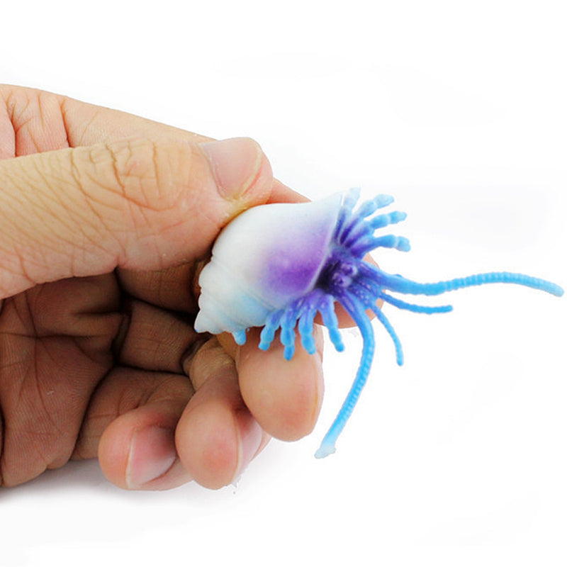 24pcs Mini Sea Animal Ocean Creature Marine Life Figures Models Toys