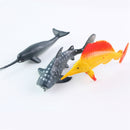 24 pcs Mini Sea Animal Ocean Creature Marine Life Figures Models Toys