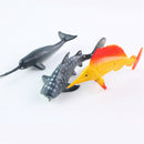 24pcs Mini Sea Animal Ocean Creature Marine Life Figures Models Toys