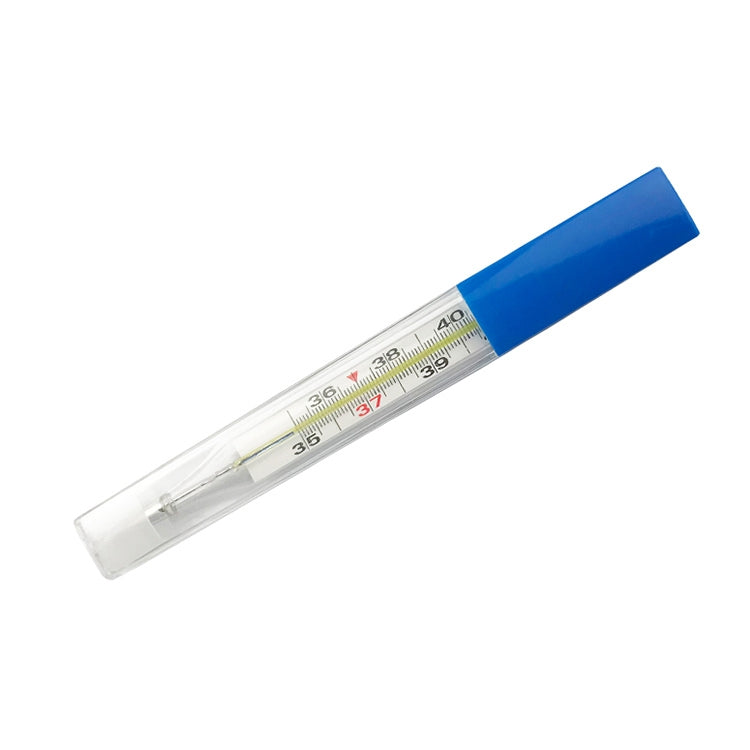 Mercury-free Scale Household Adult Kids Armpit Oral Glass Thermometer, Temperature Range: 35 Degree C - 42 Degree C