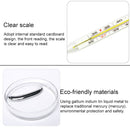 Mercury-free Scale Household Adult Kids Armpit Oral Glass Thermometer, Temperature Range: 35 Degree C - 42 Degree C