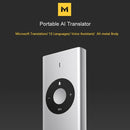 Original Xiaomi Moyu AI Translator for Travel Study Work 15 Languages Translator Microsoft Translation Engine (Grey)