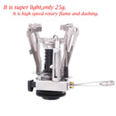 1 Pcs Outdoor Mini Gas Stove Camping Folding Windproof Split Stove Portable Gas