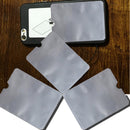 1Pcs Anti Degaussing Credit Card Box Automatic Bank Card Holder aluminum foil