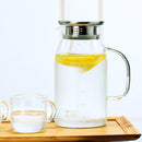 Large-capacity High-borosilicate Heat Resistant Filter Glass Cold Tea Pot, Capacity: 1800ml