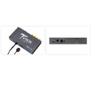 DVB-T2 339 HD 4 x Turner Car Mobile DVB-T2 Digital TV Receiver with Remote Control, Support MPEG-1, MPEG-2, MPEG-4, 160KM/hour, H.264 decoder (up to 1920x1080P)(Black)