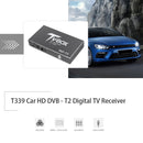 DVB-T2 339 HD 4 x Turner Car Mobile DVB-T2 Digital TV Receiver with Remote Control, Support MPEG-1, MPEG-2, MPEG-4, 160KM/hour, H.264 decoder (up to 1920x1080P)(Black)