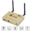 WIFI-846 Car Mobile 5GHz & 2.4GHz Dual Antennas WiFi Display Screen Mirror Link Push Box with Remote Control(Gold)
