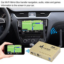 WIFI-846 Car Mobile 5GHz & 2.4GHz Dual Antennas WiFi Display Screen Mirror Link Push Box with Remote Control(Gold)