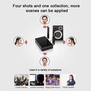 ASiNG WM07 4 x Transmitter + 1 x Receiver Head-mounted Wireless Microphone(Black)