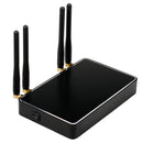 ASiNG WM07 4 x Transmitter + 1 x Receiver Head-mounted Wireless Microphone(Black)