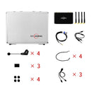 ASiNG WM07 4 x Transmitter + 1 x Receiver Head-mounted Wireless Microphone(Black)