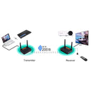 Measy FHD676 Full HD 1080P 3D 5-5.8GHz Wireless HDMI Transmitter (Transmitter + Receiver), Supports Infrared Remote Control & Wireless Same Screen Function, Transmission Distance: 200m