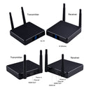 Measy FHD686 Full HD 1080P 3D 5-5.8GHz Wireless HDMI Transmitter (Transmitter + Receiver) with Display, Supports Infrared Remote Control & Wireless Same Screen Function, Transmission Distance: 200m