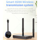 Z2 Wireless HDMI Screen Display Dongle Receiver + Transmitter Kit(Black)