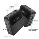 B20 2 in 1 Bluetooth 5.0 Audio Adapter Transmitter Receiver, Support Optical Fiber & AUX & LED Indicator