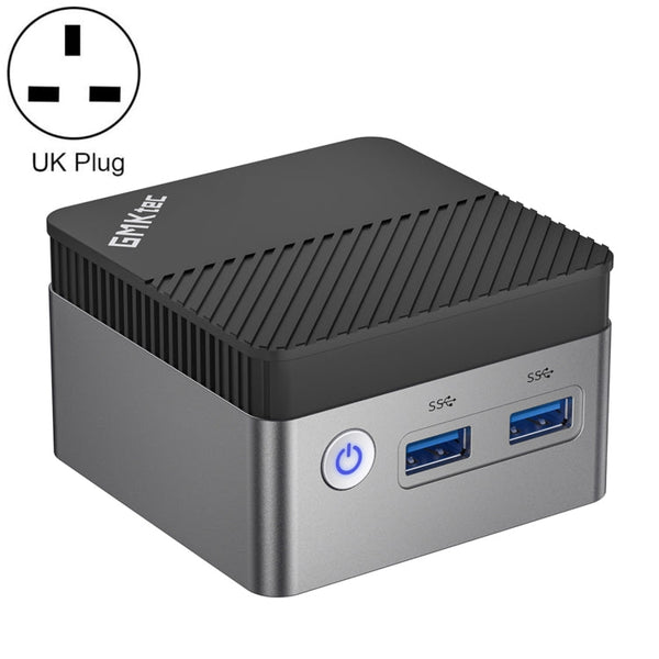 GMK KB5 Windows11/Linux/Ubuntu System Mini PC, Intel 11th Jasper Lake N5105 Quad Core up to 2.9GHz, 8GB + 256GB, Support WiFi & Bluetooth,UK Plug