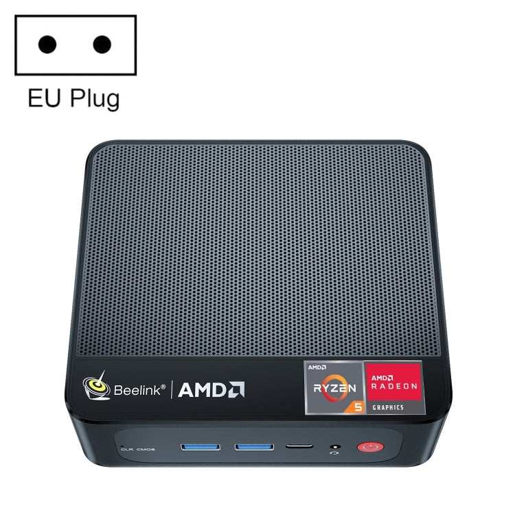 Beelink SER Windows 11 Mini PC, 8GB+256GB, AMD Ryzen 5 3550H, Support Bluetooth / HDMI / WiFi / RJ45, EU Plug
