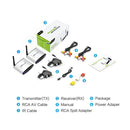 PAT-225 2.4G 150m Wireless AV Transmitter,AU Plug