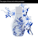 Flowers Blue and White Porcelain Pattern Portable Audio Voice Recorder USB Drive, 16GB, Support Music Playback