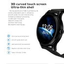 K88 1.22 inch Screen Display Bluetooth Smart Watch, IP54 Waterproof, Support Pedometer / Heart Rate Monitor / Real-time Weather / WeChat Reminder, Compatible with Android and iOS Phones(Black)