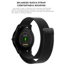 K88 1.22 inch Screen Display Bluetooth Smart Watch, IP54 Waterproof, Support Pedometer / Heart Rate Monitor / Real-time Weather / WeChat Reminder, Compatible with Android and iOS Phones(Black)